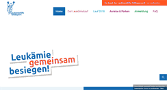Desktop Screenshot of leukaemielauf.de